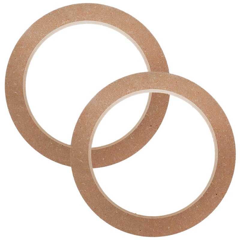AUTUT 2 Pcs 6.5in Universal Wooden MDF Speaker Spacer Ring - Image 1